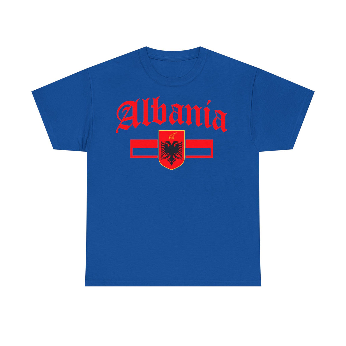 Albania Wappen Shqiptar Flagge Adler Fußball Fan Sport Unisex T Shirt