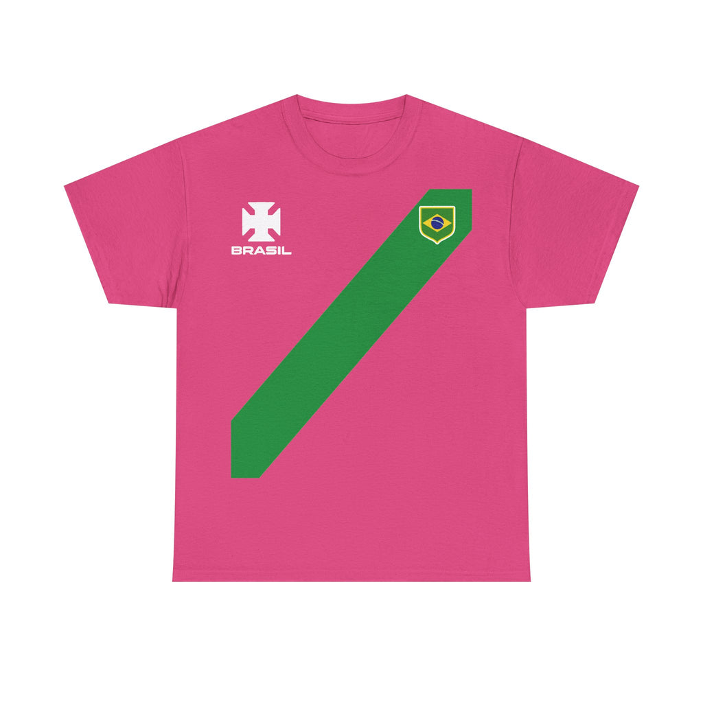 Brazil Brasilien Wappen Flagge Sport Fan Fußball Geschenkidee - Unisex T-Shirt