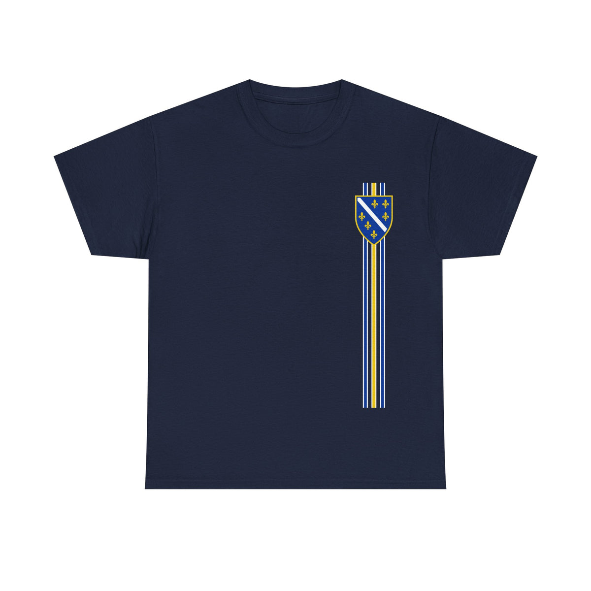 Bosnia escudo bandera fútbol deporte fan idea de regalo - Camiseta unisex