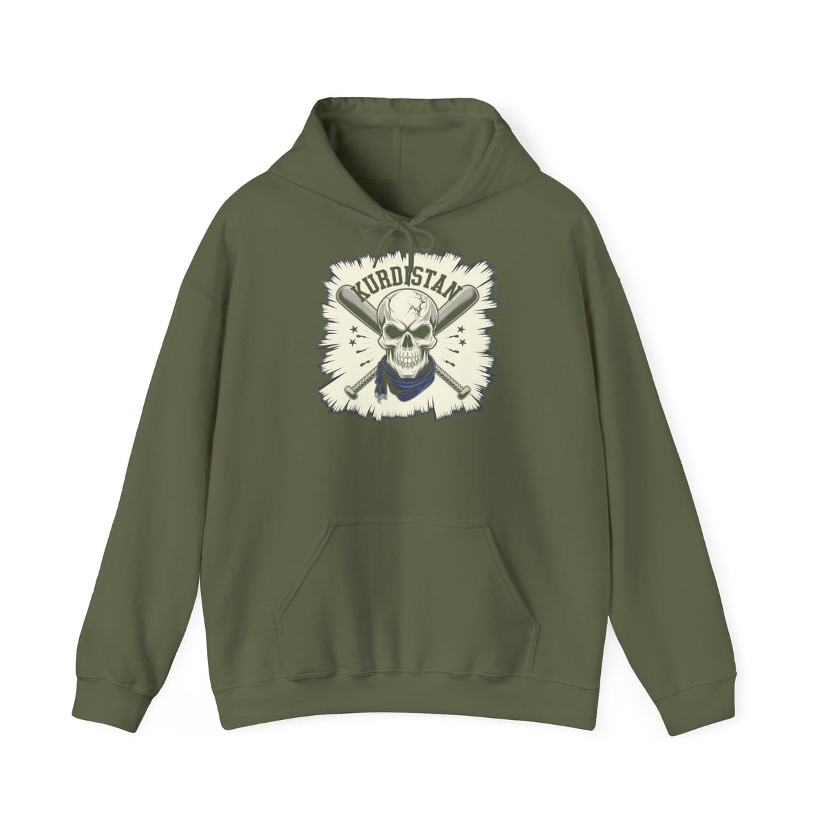 Kurdistan hooligan patria orgoglio stemma bandiera sport calcio tifoso regalo - Felpa con cappuccio unisex