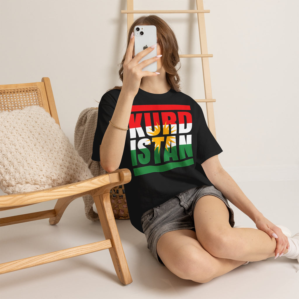 Kurdistan Azadi Wappen Flagge Heimat Newroz Geschenk - Unisex T-Shirt