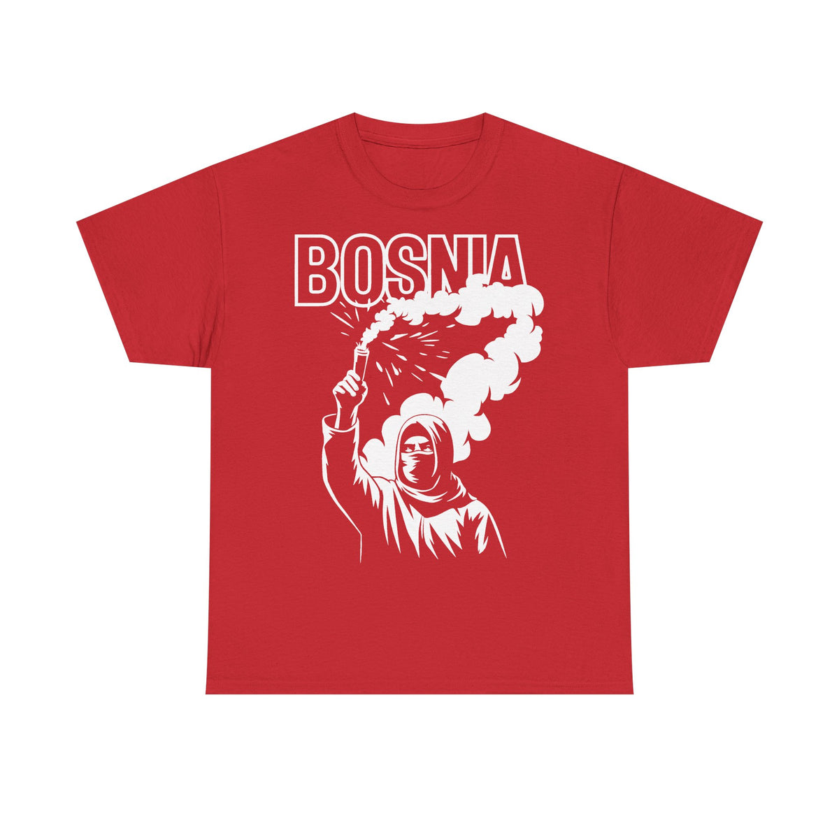 Bosnia escudo bandera orgullo patria aficionado al fútbol idea de regalo - Camiseta unisex