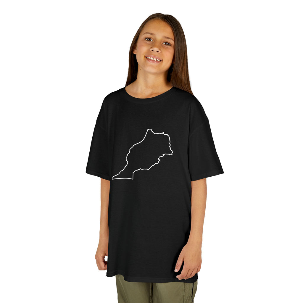 Marokko Wappen Morocco Flagge Stolz Fußball Fan Sport Geschenkidee - Unisex T-Shirt für Jugendliche