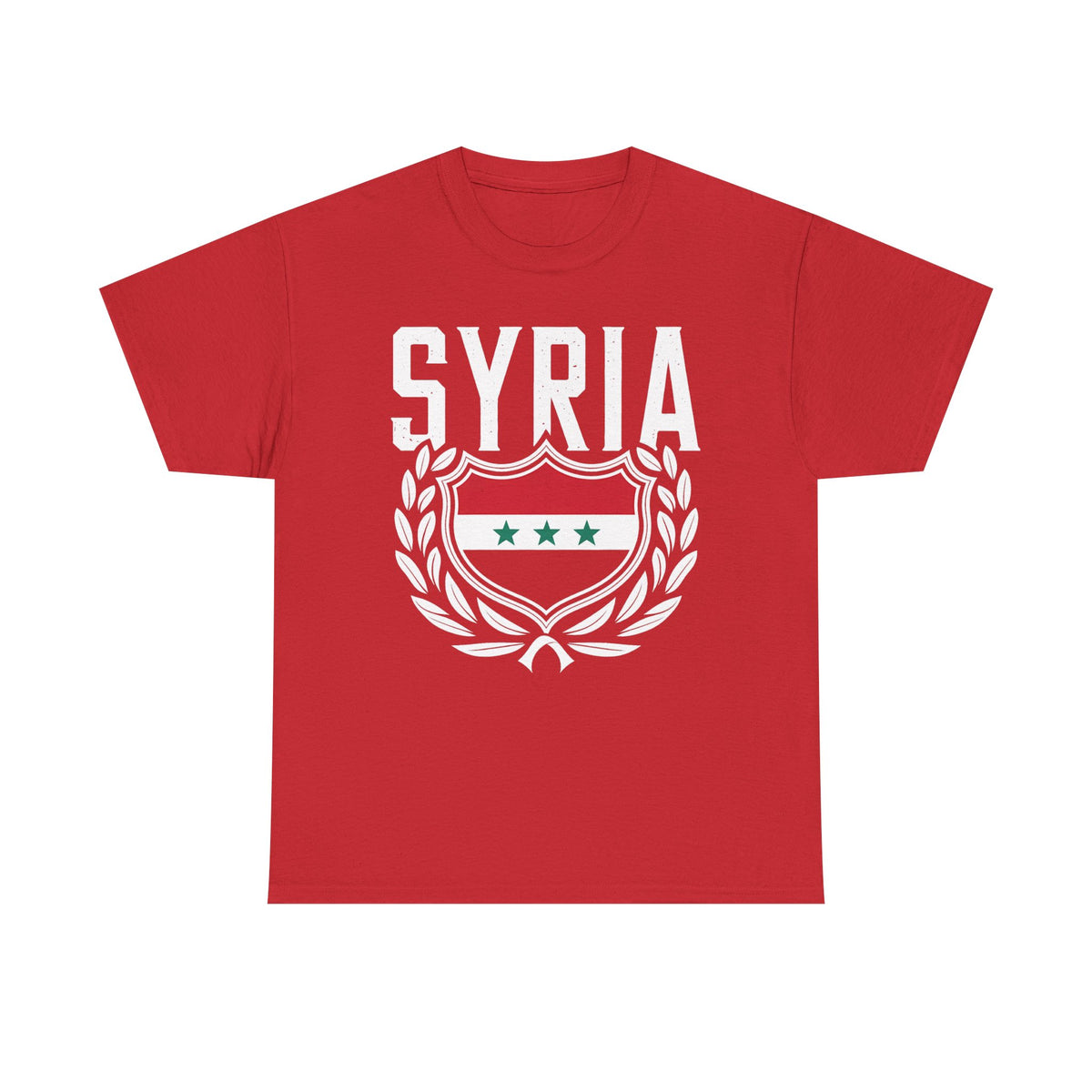Syria Syrien Hooligan Wappen Flagge Heimat Sport Fußball Fan Geschenkidee - Unisex T-Shirt