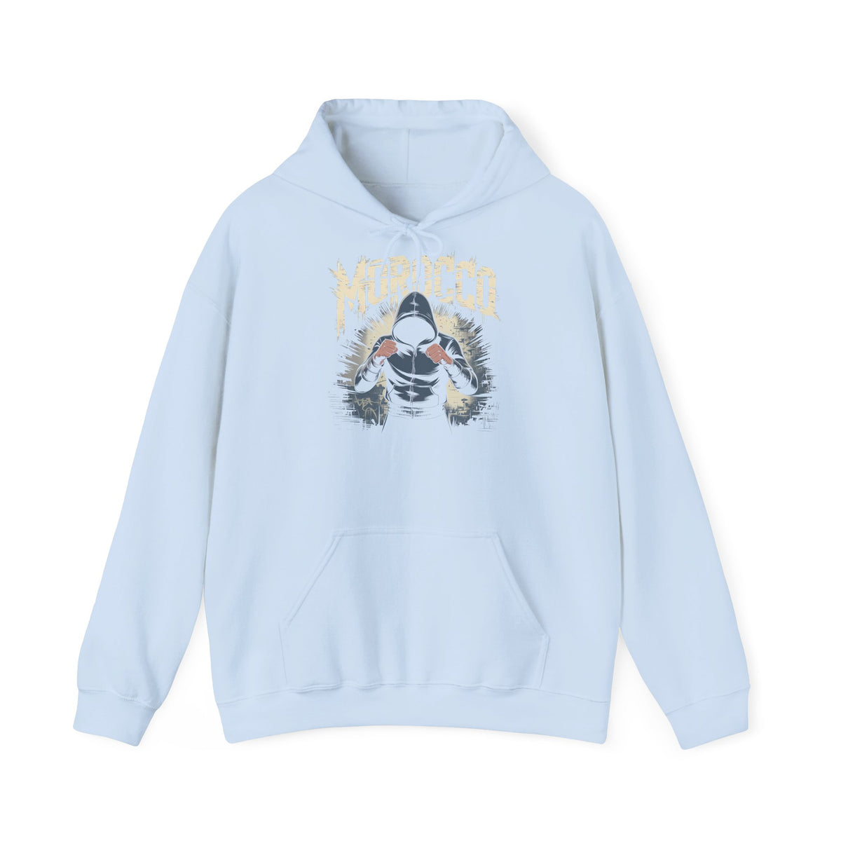 Stemma hooligan del Marocco, bandiera del Marocco, tifoso di calcio, sport, idea regalo - Felpa con cappuccio unisex
