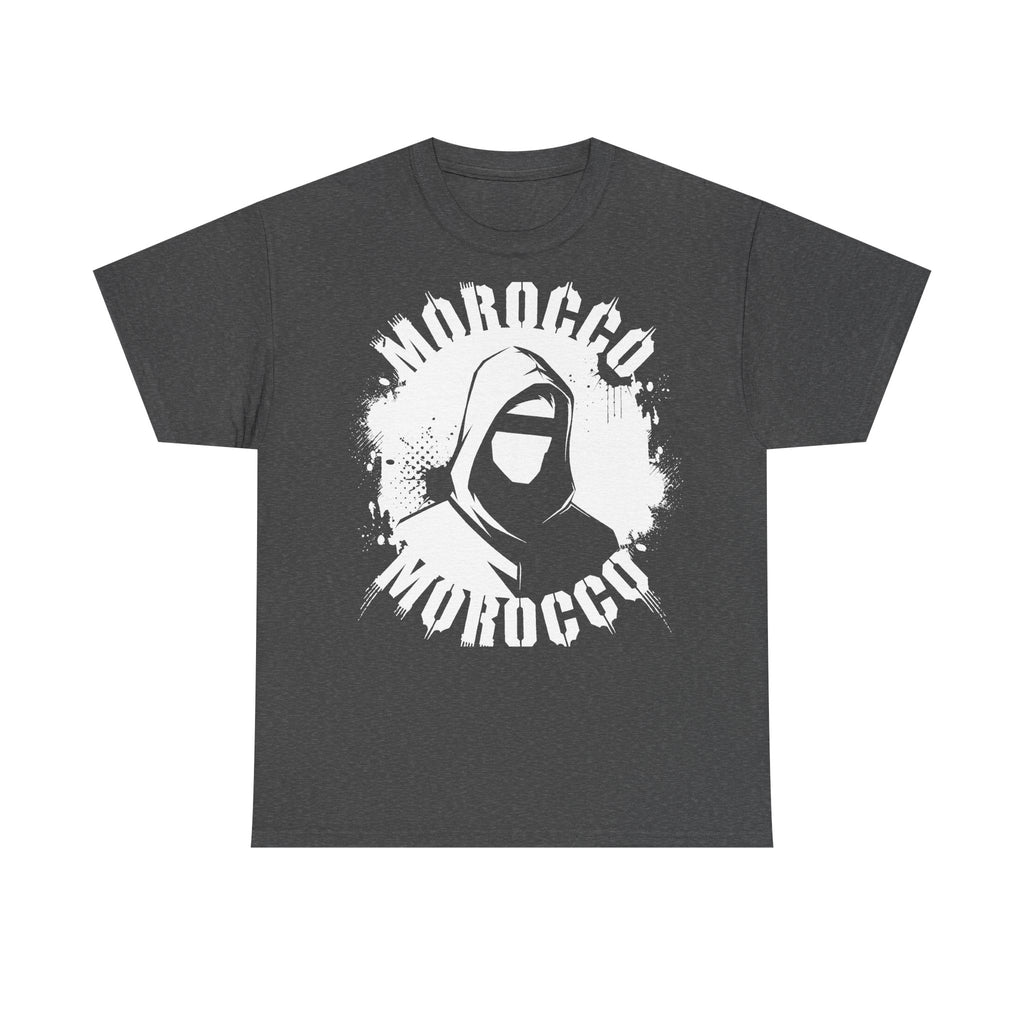 Marokko Hooligan Wappen Morocco Flagge Fußball Fan Sport FGeschenkidee - Unisex T-Shirt