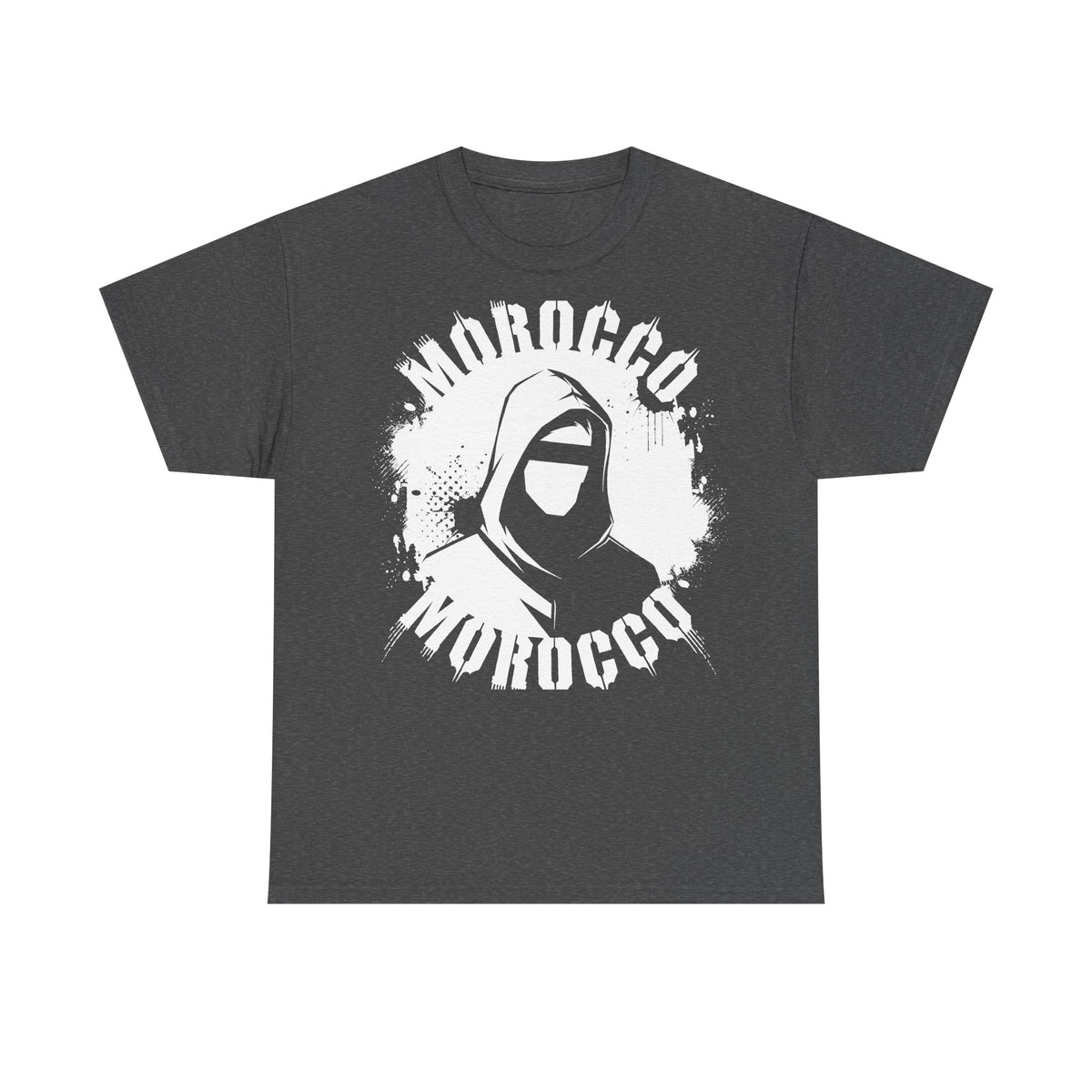 Marokko Hooligan Wappen Morocco Flagge Fußball Fan Sport FGeschenkidee - Unisex T-Shirt