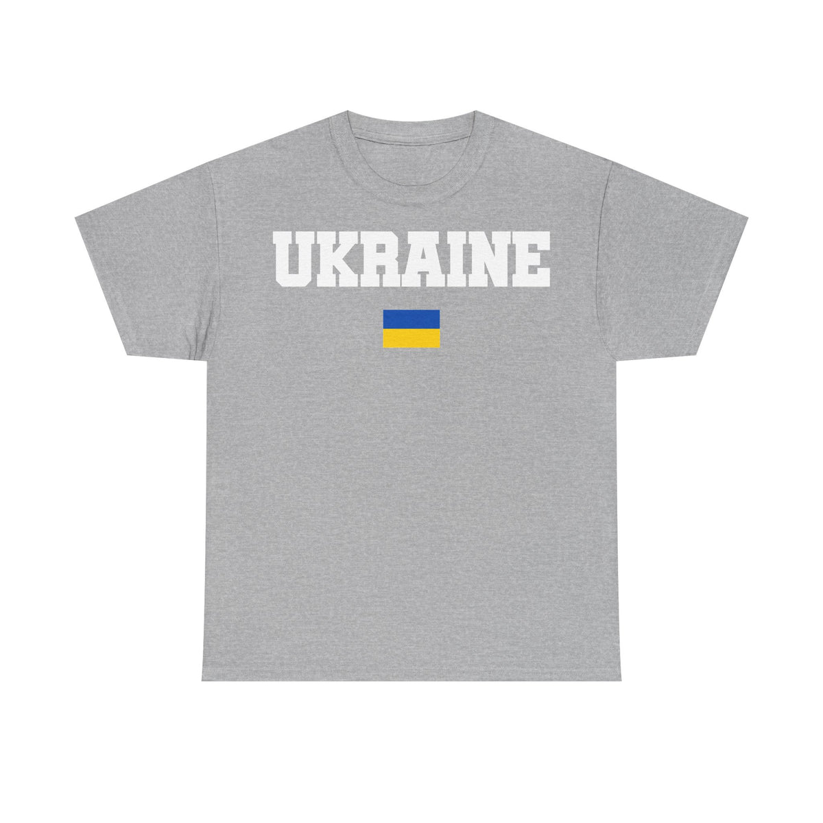 Bandera de Ucrania escudo idea de regalo afición al deporte moda vintage - Camiseta unisex