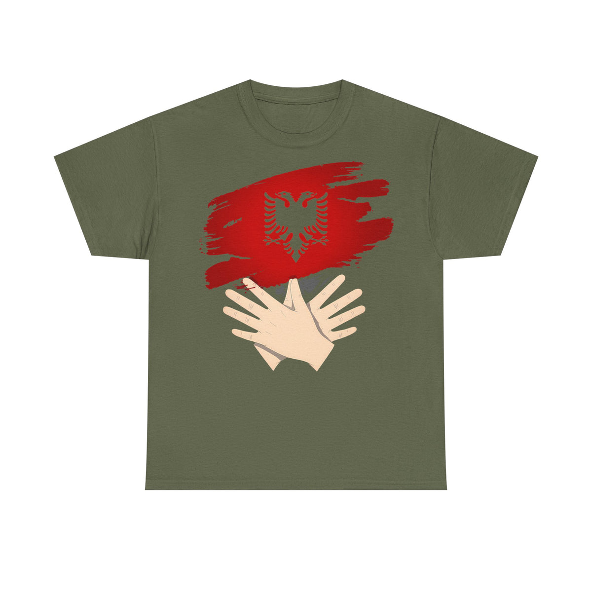 Águila Move Albania Arte urbano callejero Moda Vintage Idea de regalo - Camiseta unisex
