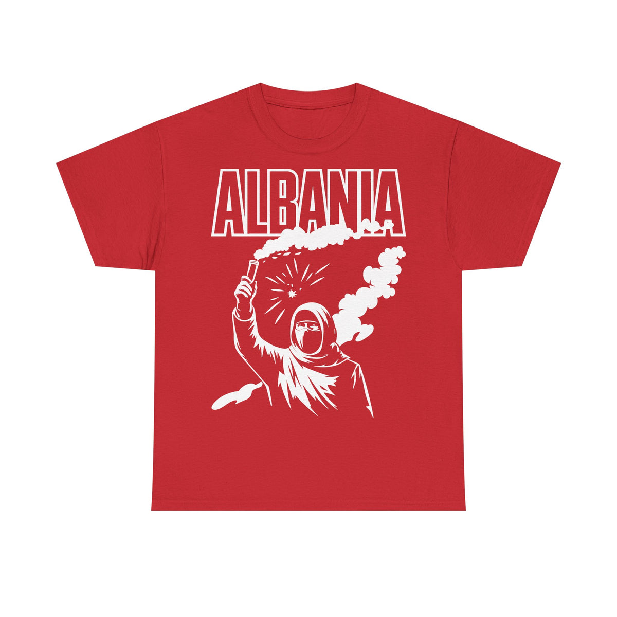 Albania Hooligan Wappen Shqiptar Flagge Adler Fußball Fan Sport - Unisex T Shirt