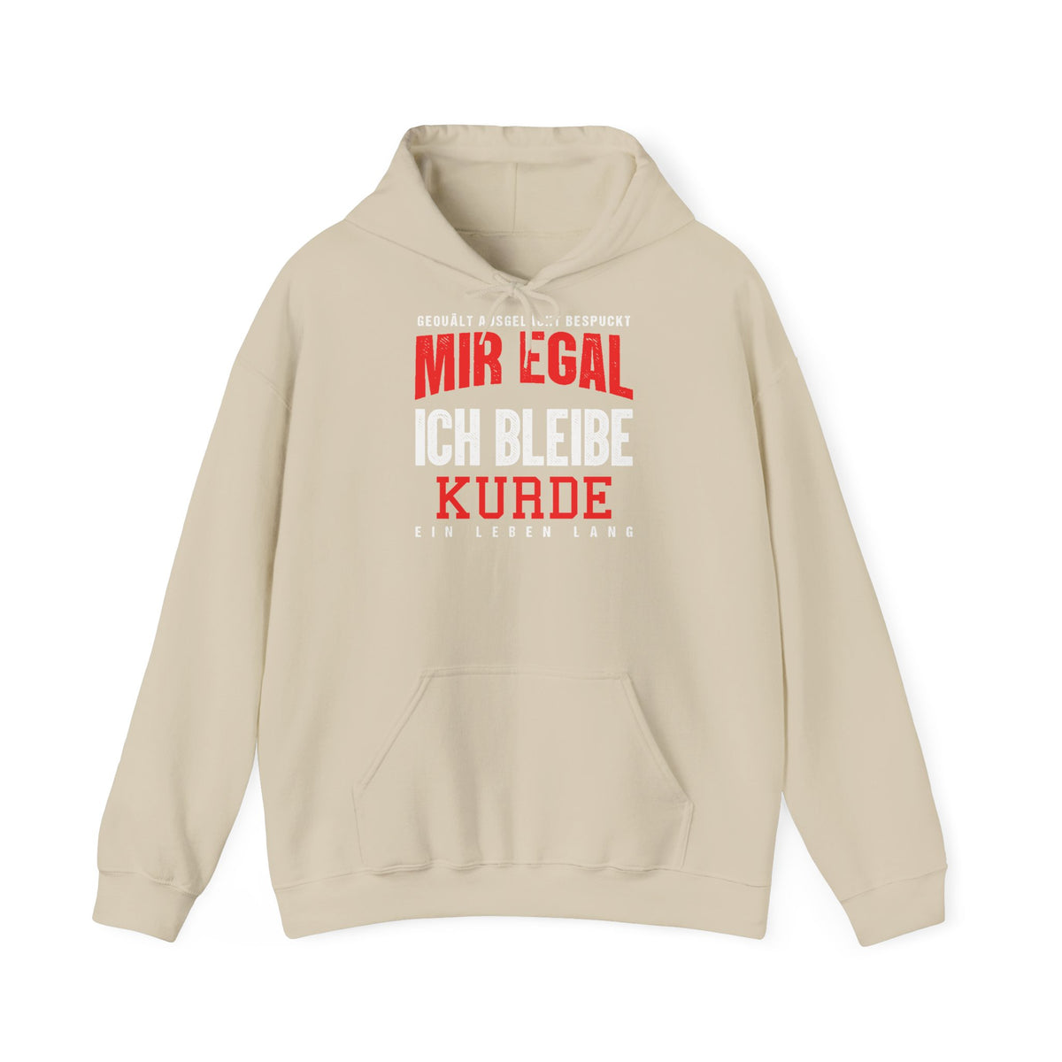 Kurdistan patria orgoglio stemma bandiera sport calcio regalo per tifosi - felpa con cappuccio unisex