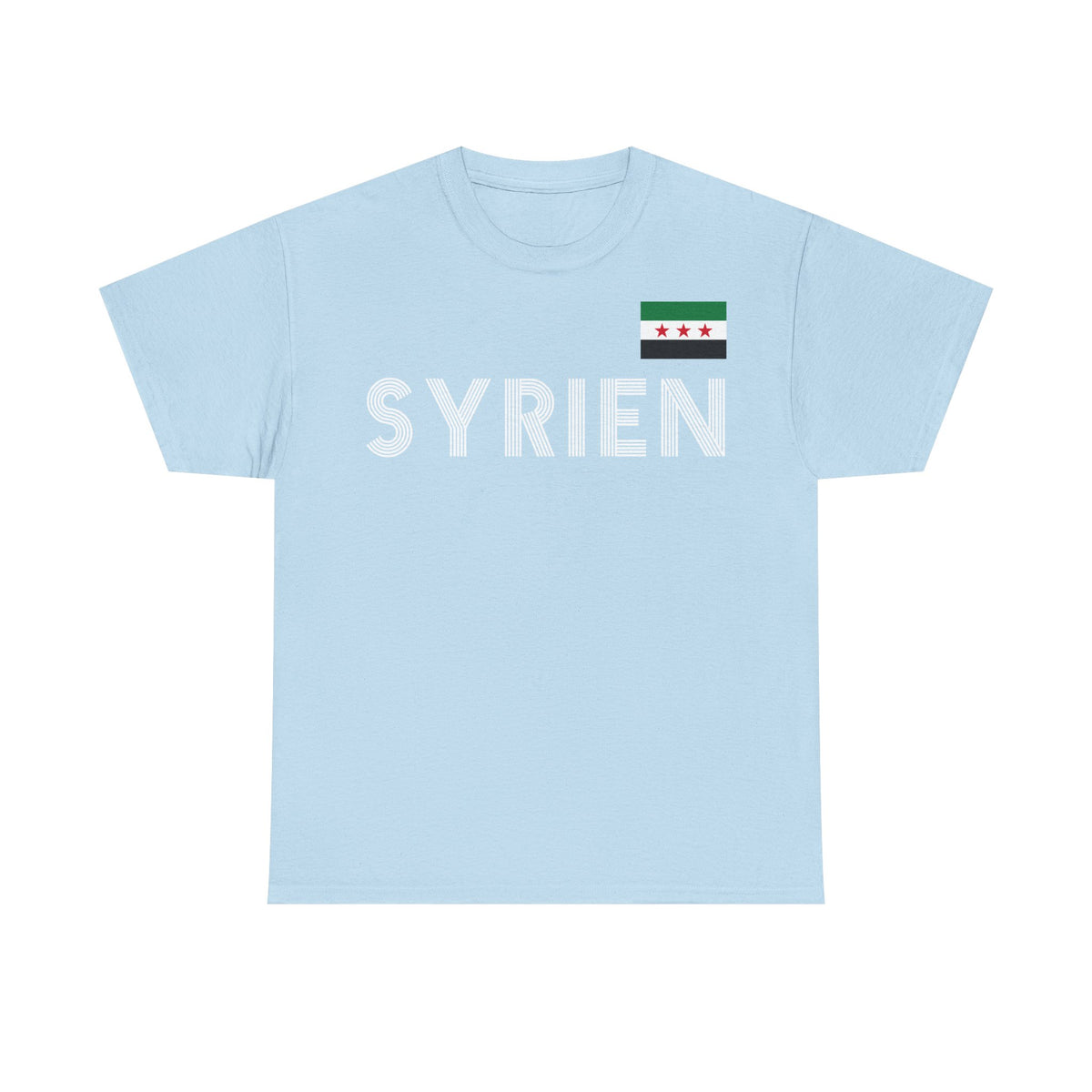 Syria Syrien Wappen Flagge Heimat Sport Fan Geschenkidee - Unisex T-Shirt