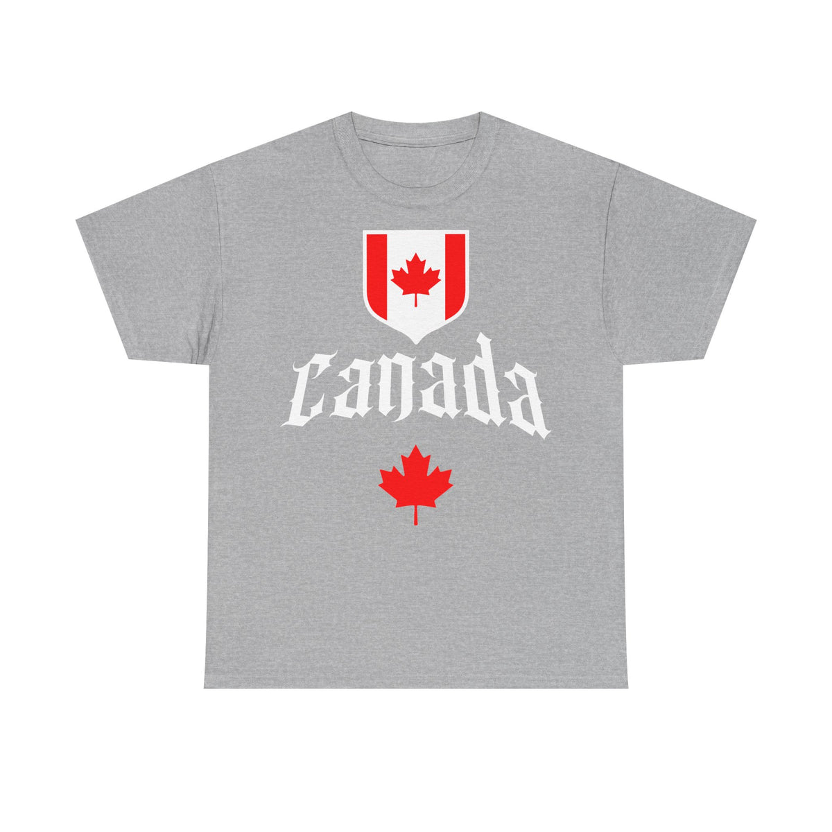 Canada Kanada Wappen Flagge Fan Sport Fußball Geschenkidee - Unisey T-Shirt