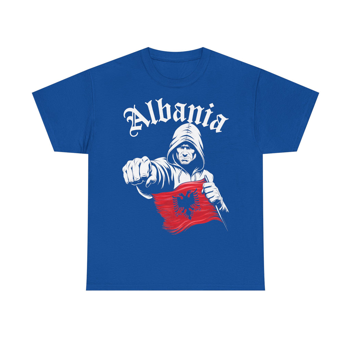 Albania Hooligan Wappen Shqiptar Flagge Adler Fußball Fan Sport - Unisex T Shirt