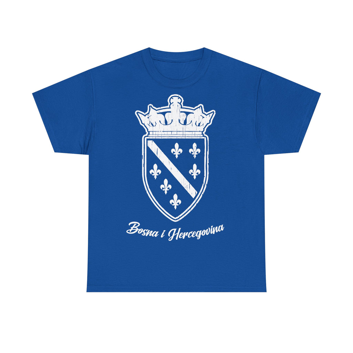 Bosna i Hercegovina Wappen Flagge - Unisex T-Shirt