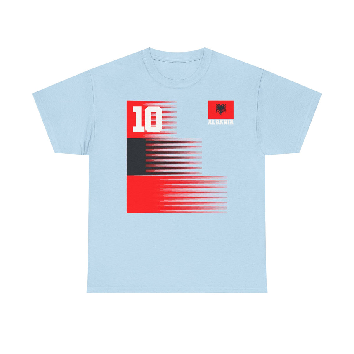 Camiseta unisex de Albania, escudo albanés, bandera, águila, fútbol, aficionado, deporte