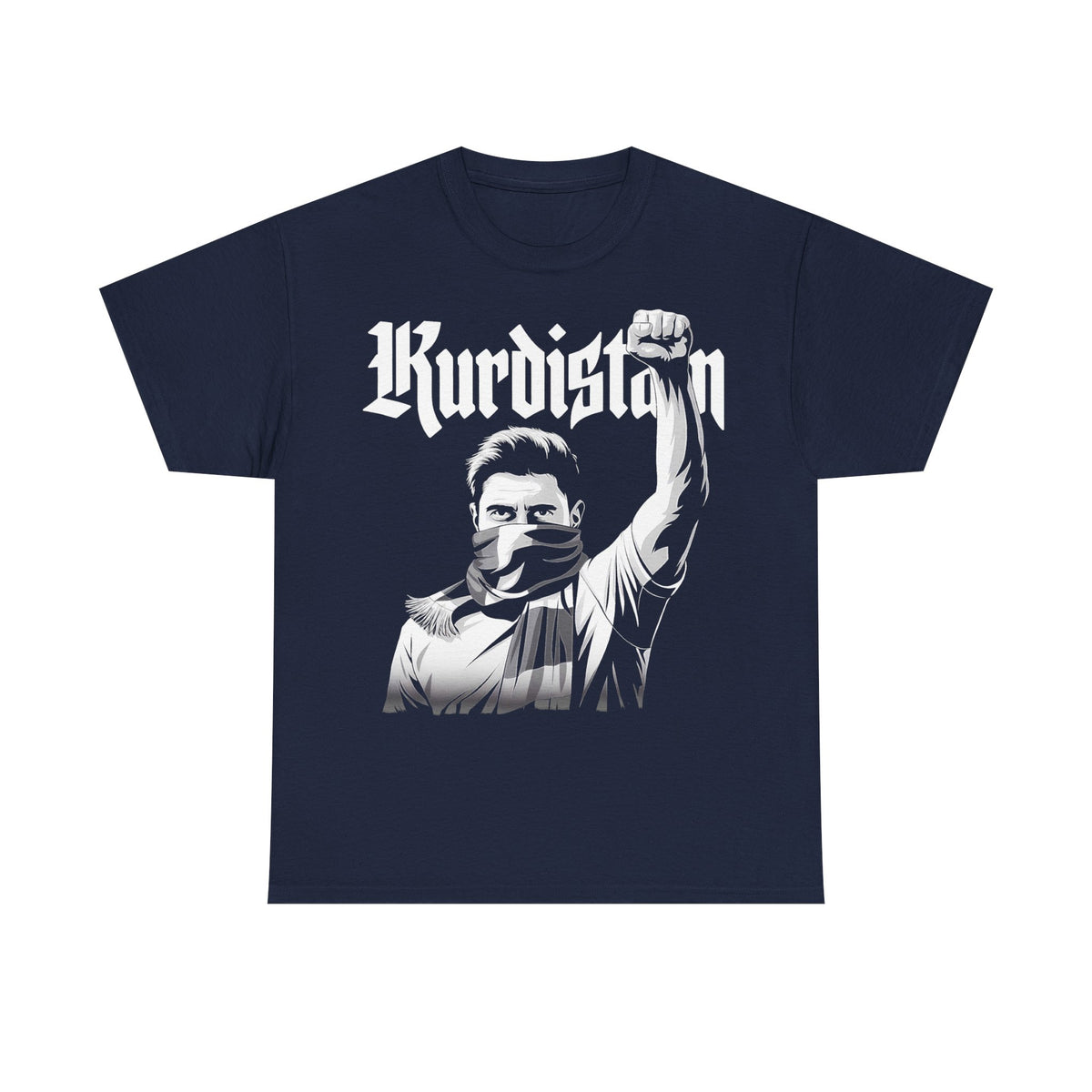 Camiseta unisex con escudo, bandera y regalo para los aficionados del Kurdistán: Azadi, patria