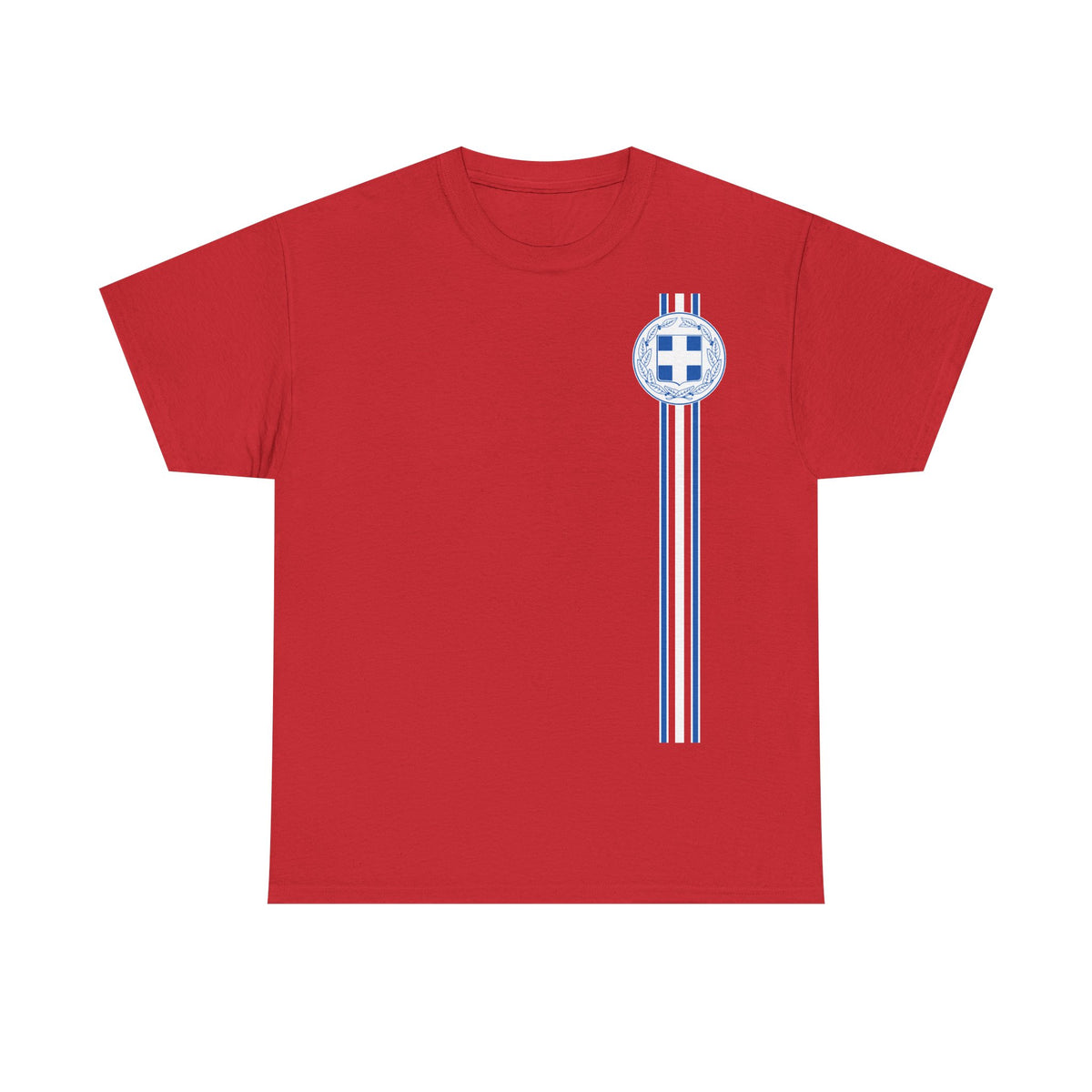 Grecia Grecia Bandera Escudo Patria Fútbol Deporte Aficionado Idea de regalo - Camiseta unisex