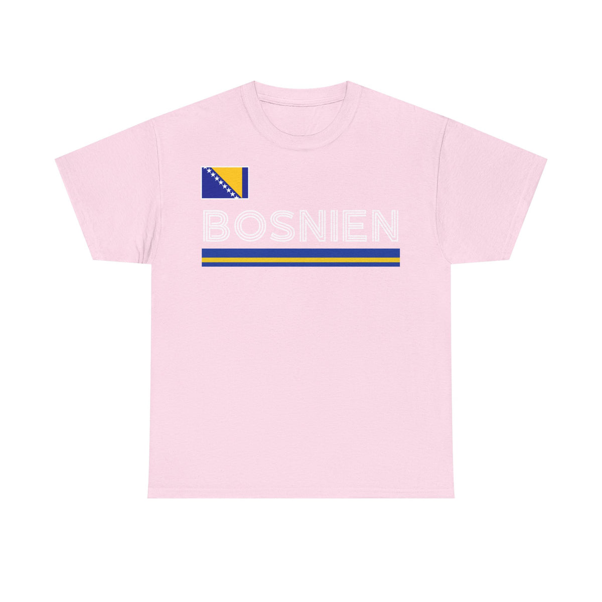 Bosnia Wappen Flagge Stolz Heimat Fußball fan Geschenkidee - Unisex T-Shirt