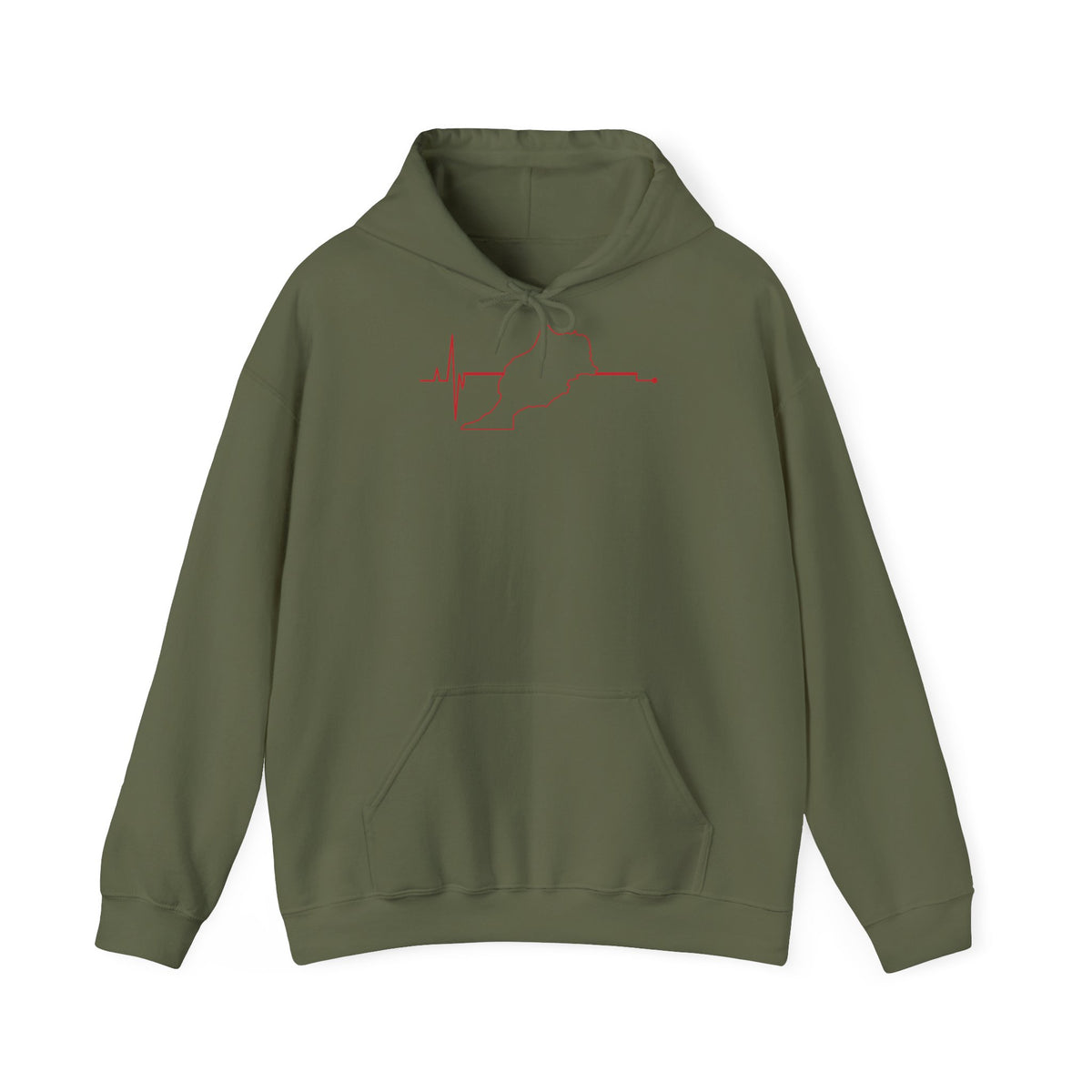 Stemma del Marocco Bandiera del Marocco Orgoglio Tifoso di calcio Sport Idea regalo - Felpa con cappuccio unisex