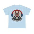 Serbia "Niemals Aufgeben" Adler Wappen - Unisex T-Shirt