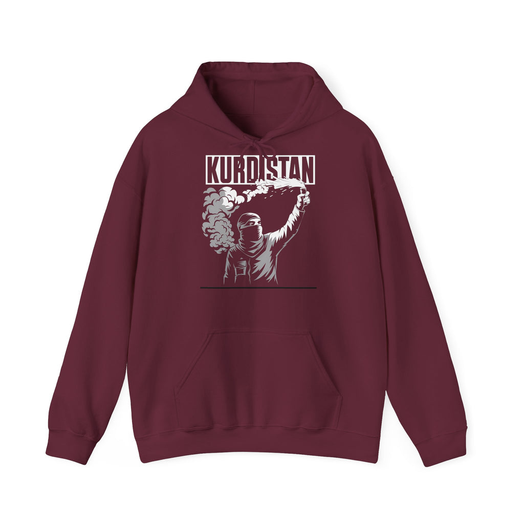 Kurdistán, hooligan, patria, orgullo, escudo, bandera, deporte, fútbol, aficionado, regalo - sudadera con capucha unisex