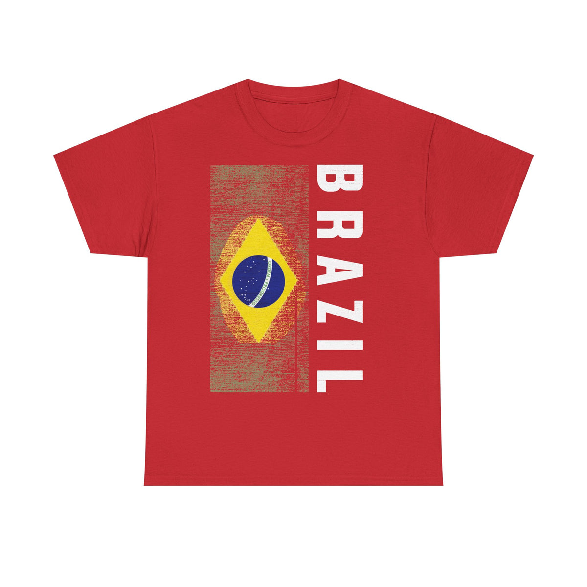 Brazil Brasilien Wappen Flagge Sport Fan Fußball Geschenkidee - Unisex T-Shirt