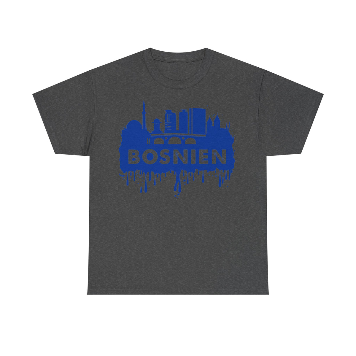 Bosnia Wappen Flagge Stolz Heimat Fußball fan Geschenkidee - Unisex T-Shirt