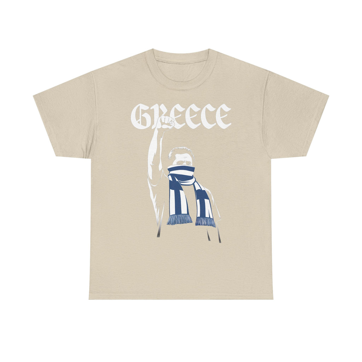 Grecia Grecia hooligan bandera escudo patria fútbol deporte aficionado idea de regalo - camiseta unisex