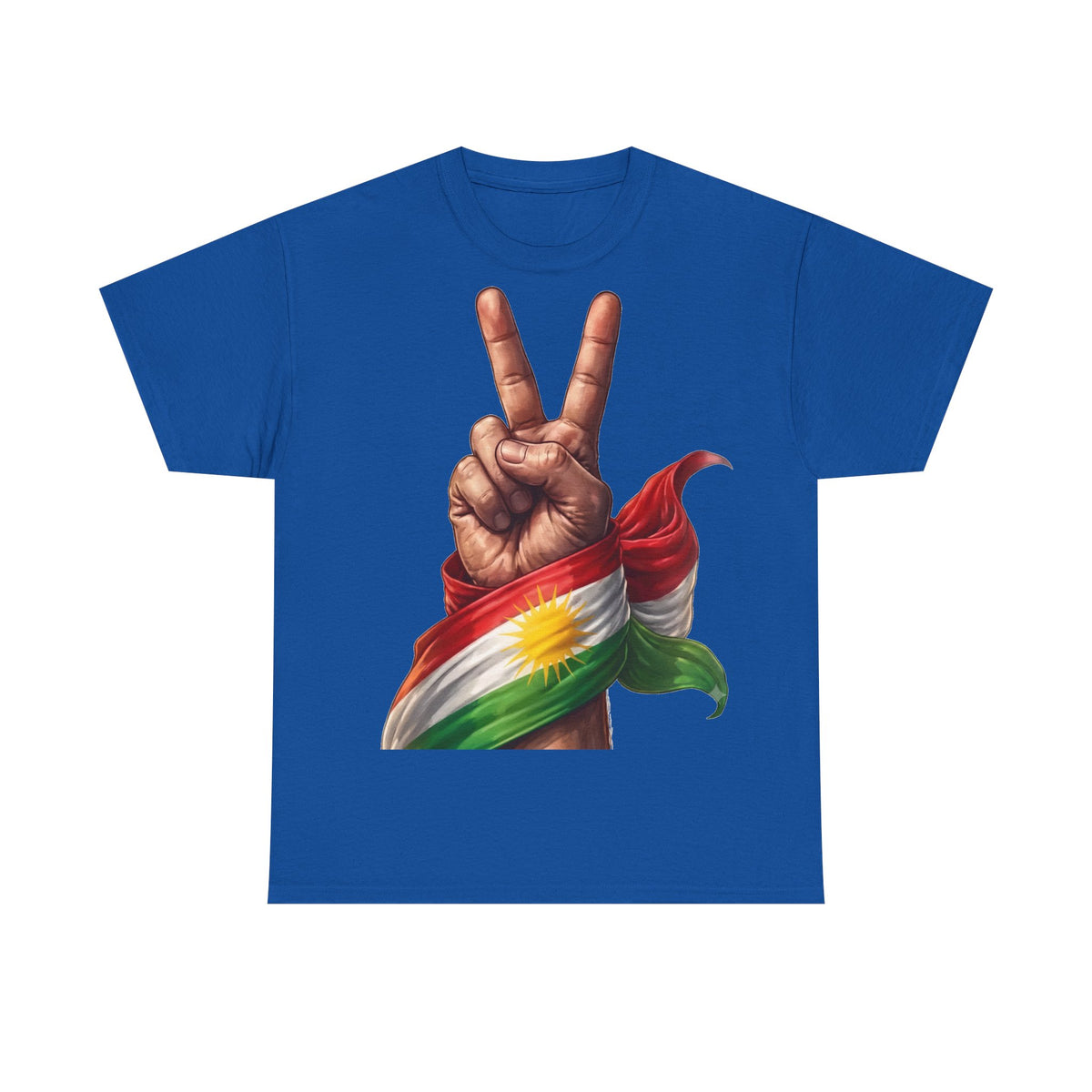 Kurdistan Peace Flagge Wappen - Unisex T-Shirt