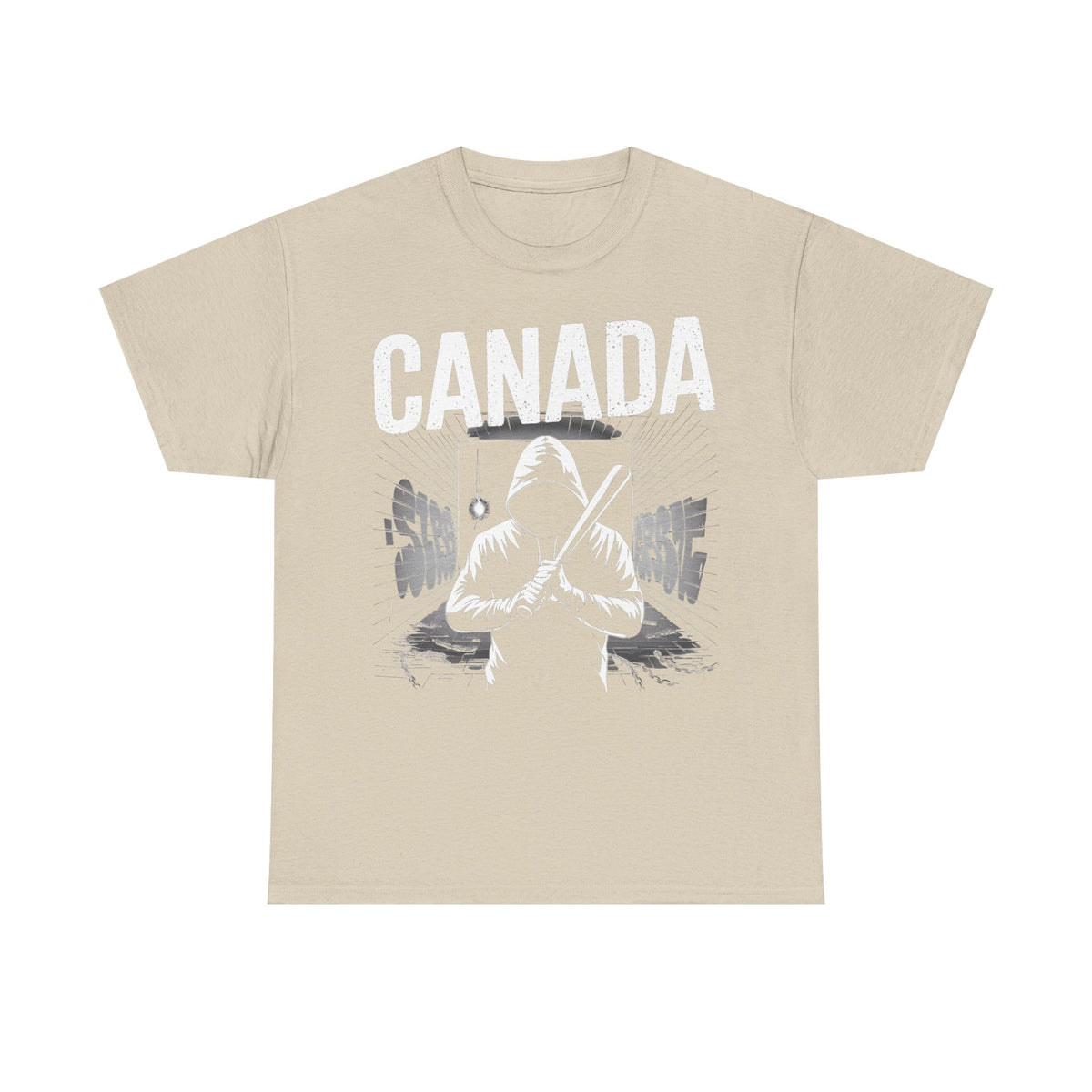 Canada Kanada Hooligan Wappen Flagge Fan Sport Fußball Geschenkidee - Unisey T-Shirt