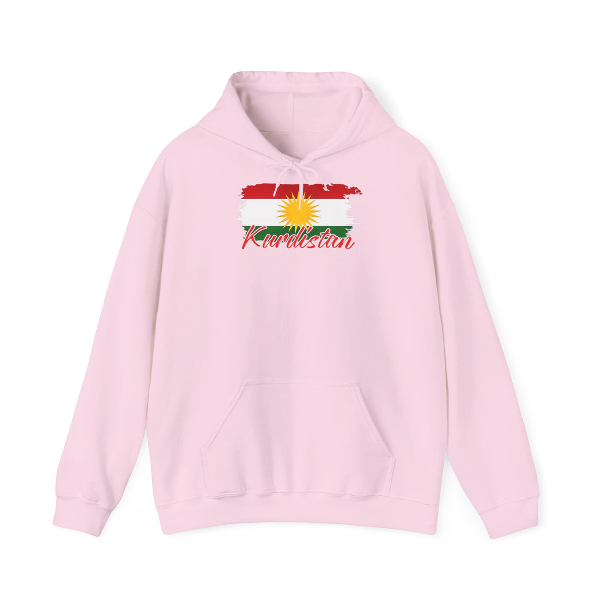 Kurdistan patria orgoglio stemma bandiera sport calcio regalo per tifosi - felpa con cappuccio unisex