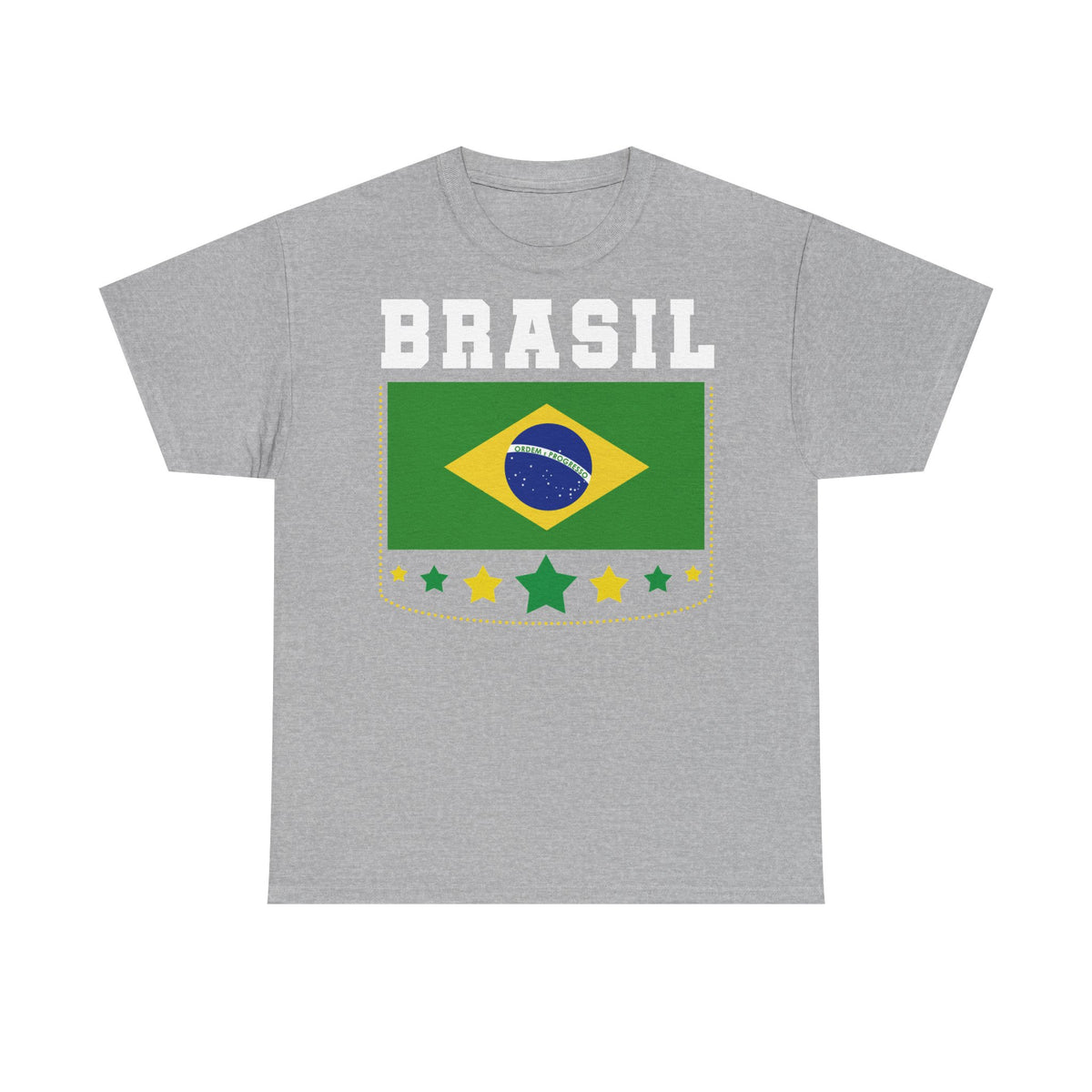 Brazil Brasilien Wappen Flagge Sport Fan Fußball Geschenkidee - Unisex T-Shirt