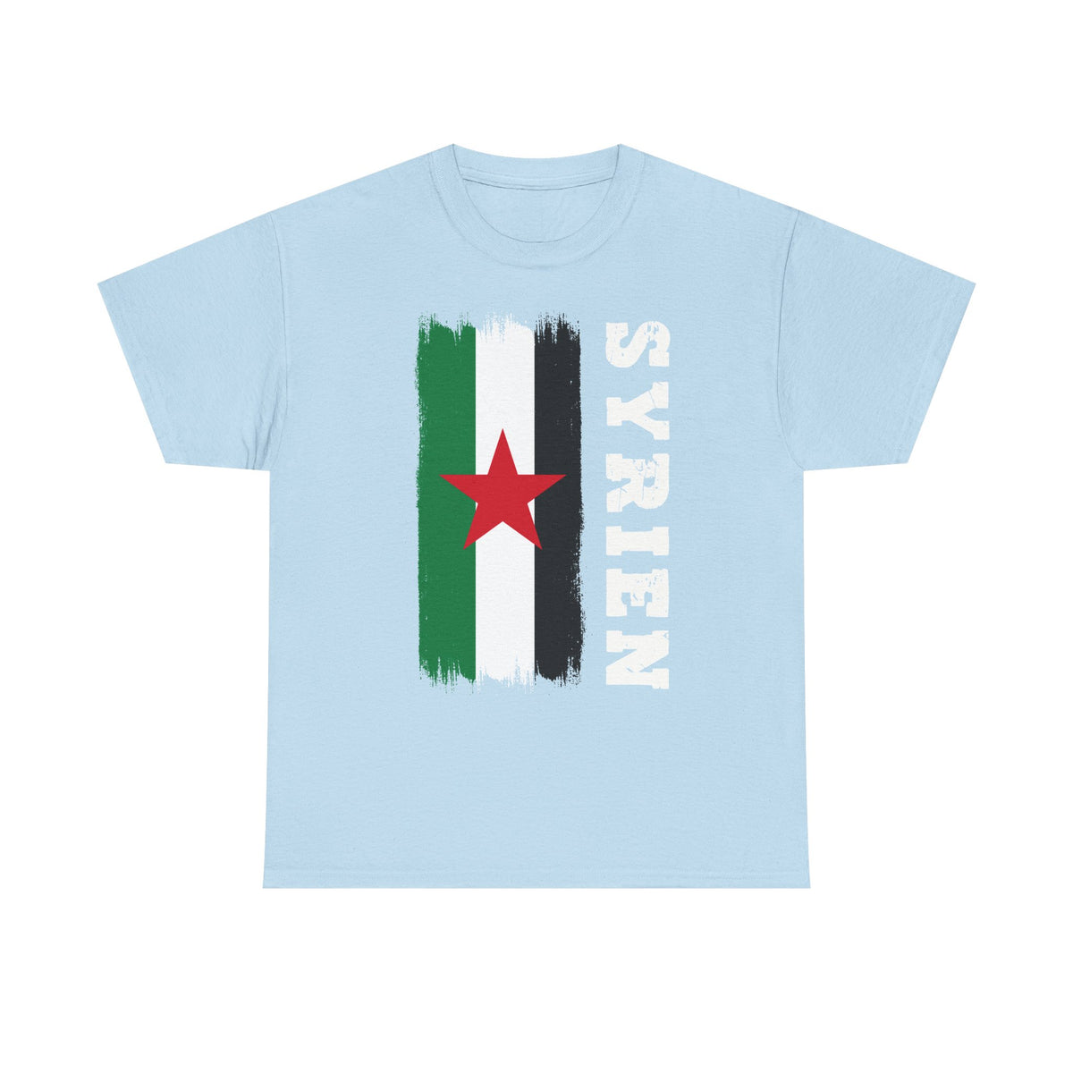Syria Syrien Wappen Flagge Heimat Sport Fan Geschenkidee - Unisex T-Shirt