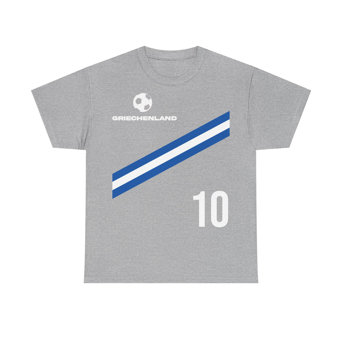 Grecia Grecia Bandera Escudo Patria Fútbol Deporte Aficionado Idea de regalo - Camiseta unisex