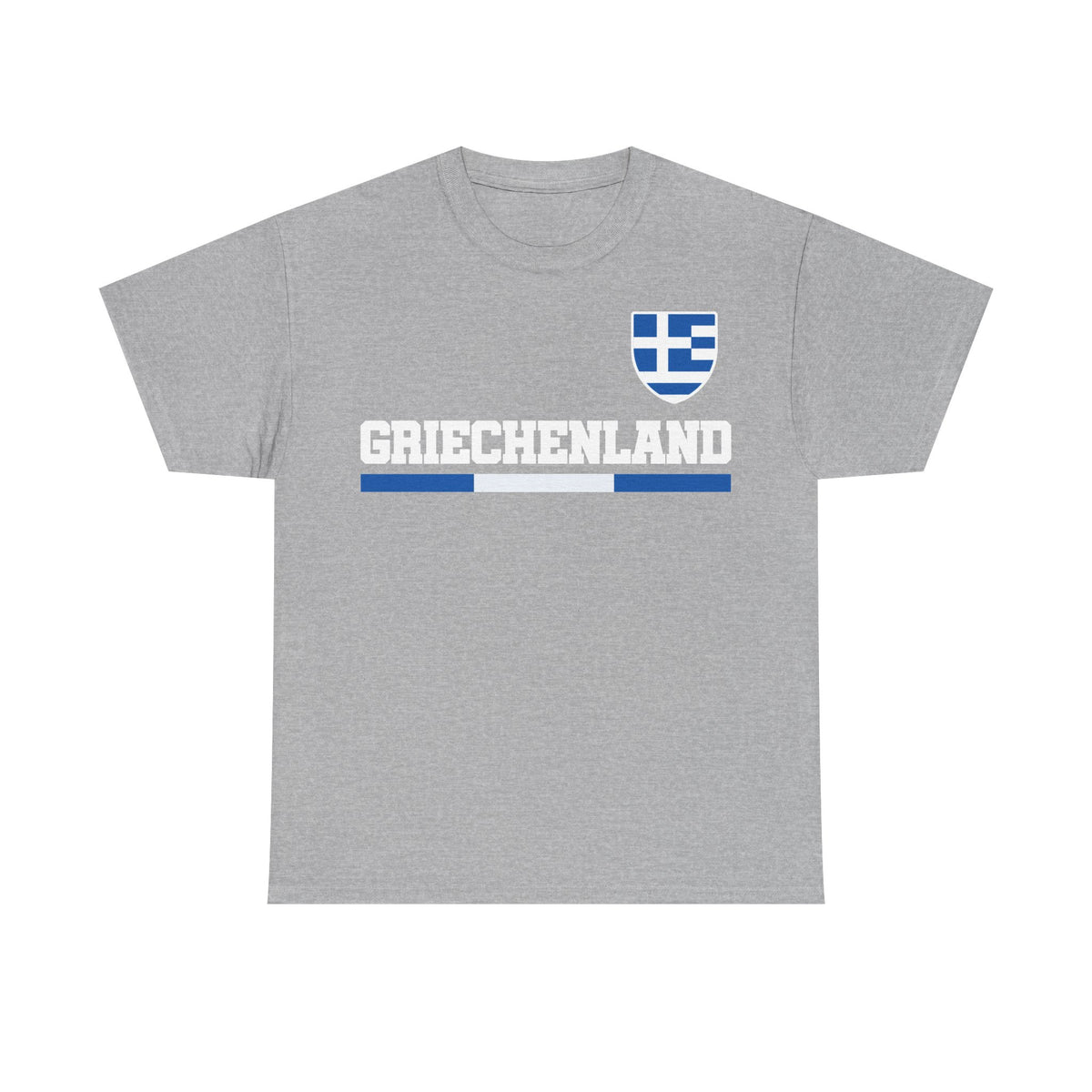 Grecia Grecia Bandera Escudo Patria Fútbol Deporte Aficionado Idea de regalo - Camiseta unisex