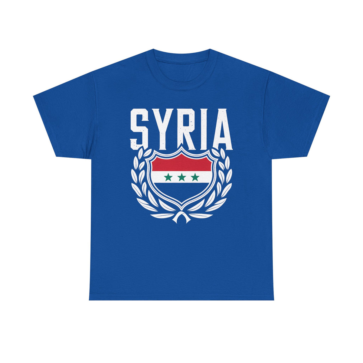 Syria Syrien Hooligan Wappen Flagge Heimat Sport Fußball Fan Geschenkidee - Unisex T-Shirt
