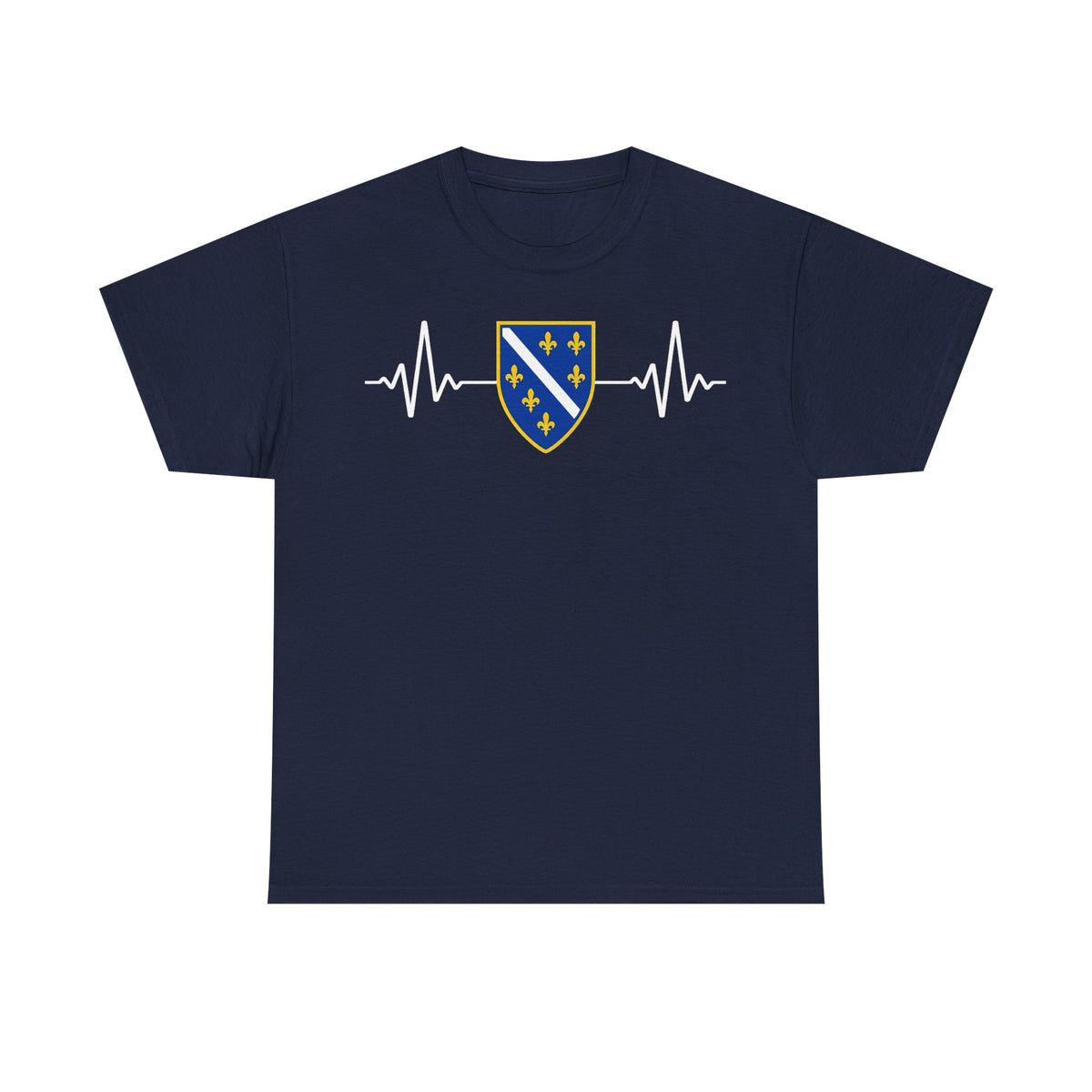 Bosnia Wappen Flagge Stolz Heimat Fußball fan Geschenkidee - Unisex T-Shirt