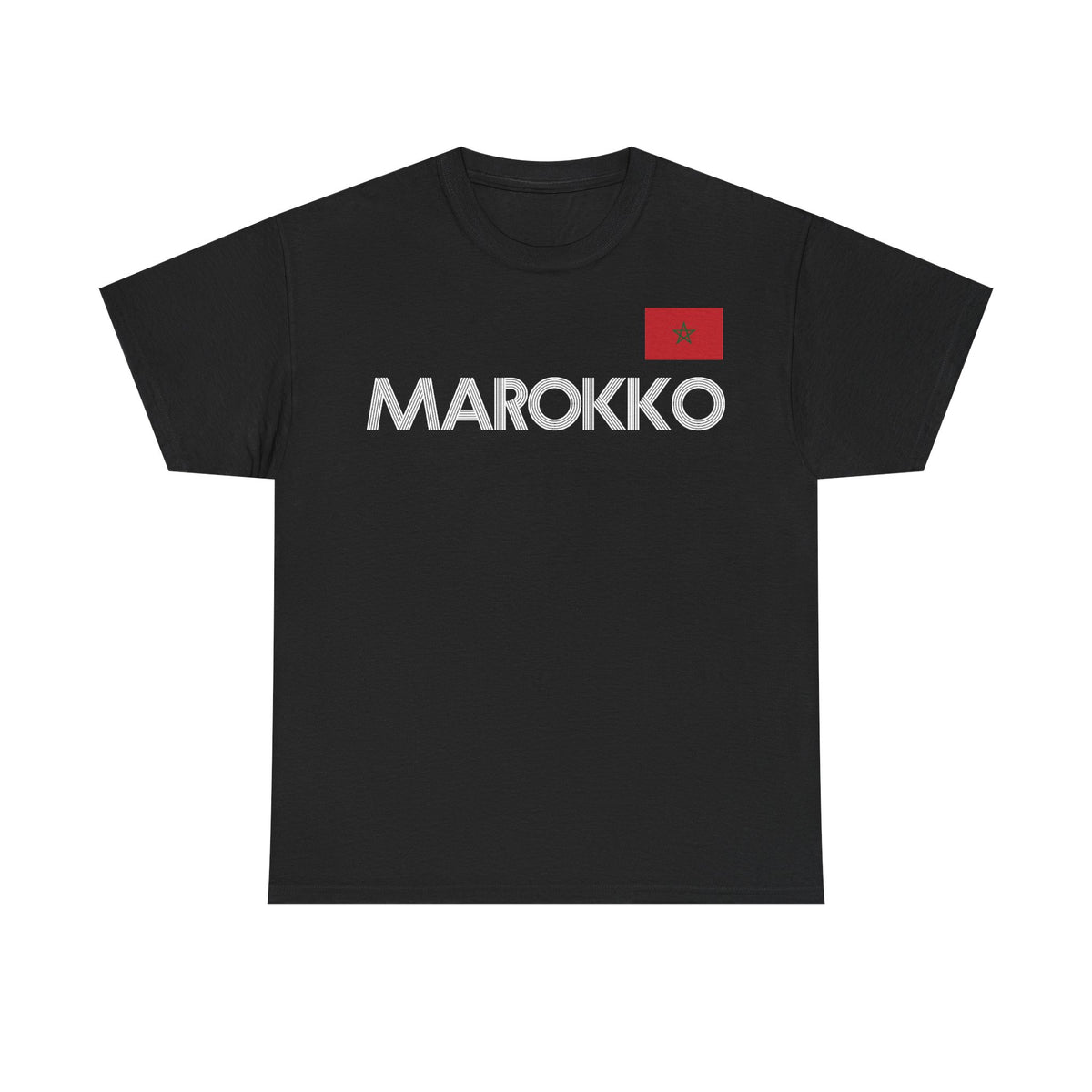 Marruecos Escudo Morocco Bandera Orgullo Fútbol Fan Deporte FIdea de regalo - Camiseta unisex