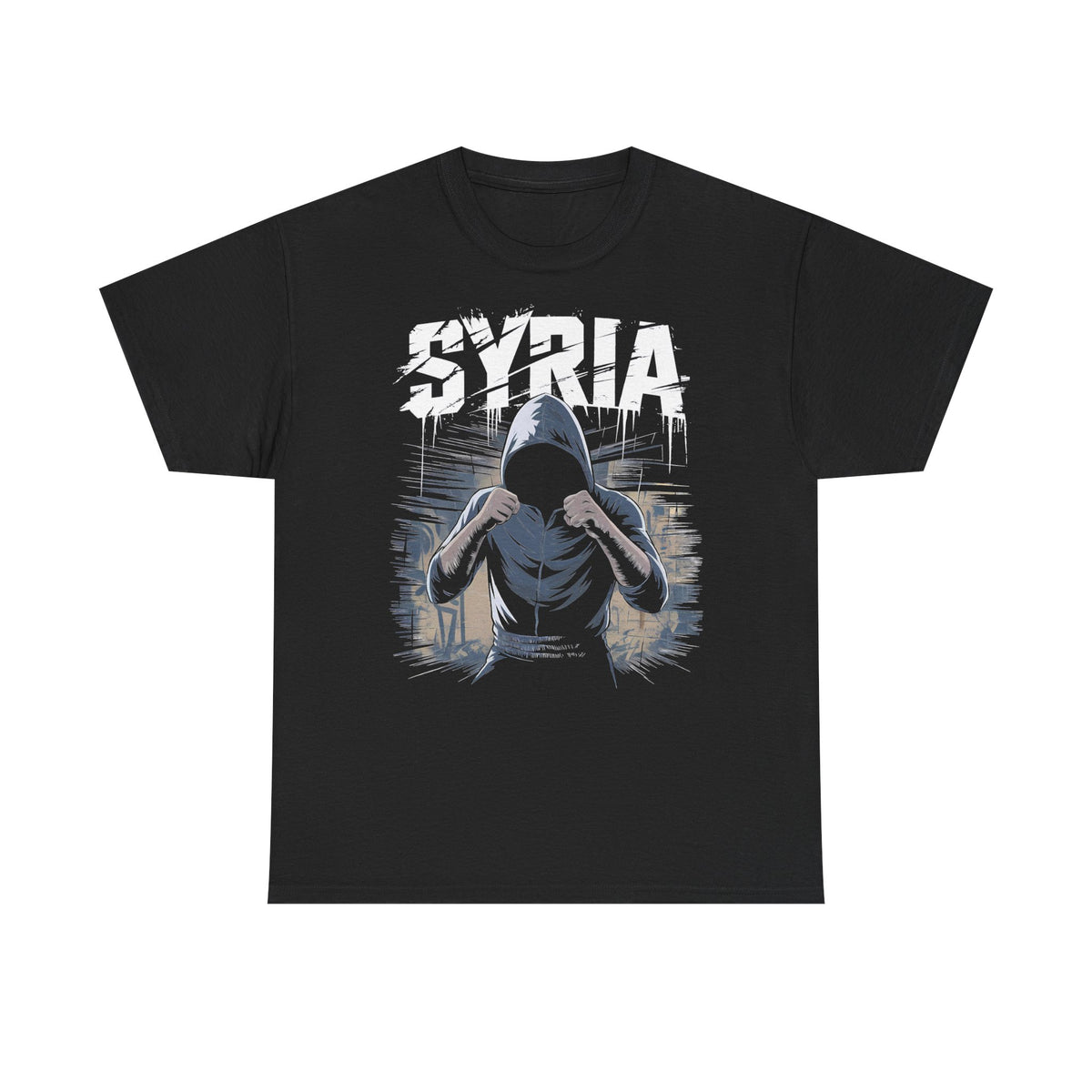 Syria Syrien Hooligan Wappen Flagge Heimat Sport Fußball Fan Geschenkidee - Unisex T-Shirt