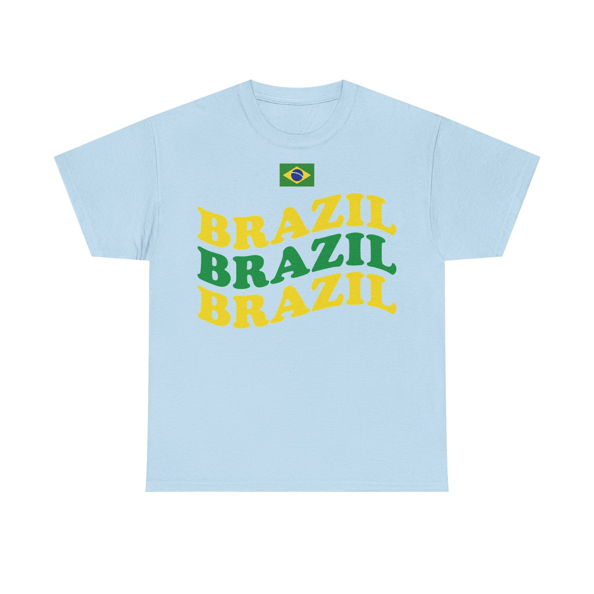 Brazil Brasilien Wappen Flagge Sport Fan Fußball Geschenkidee - Unisex T-Shirt