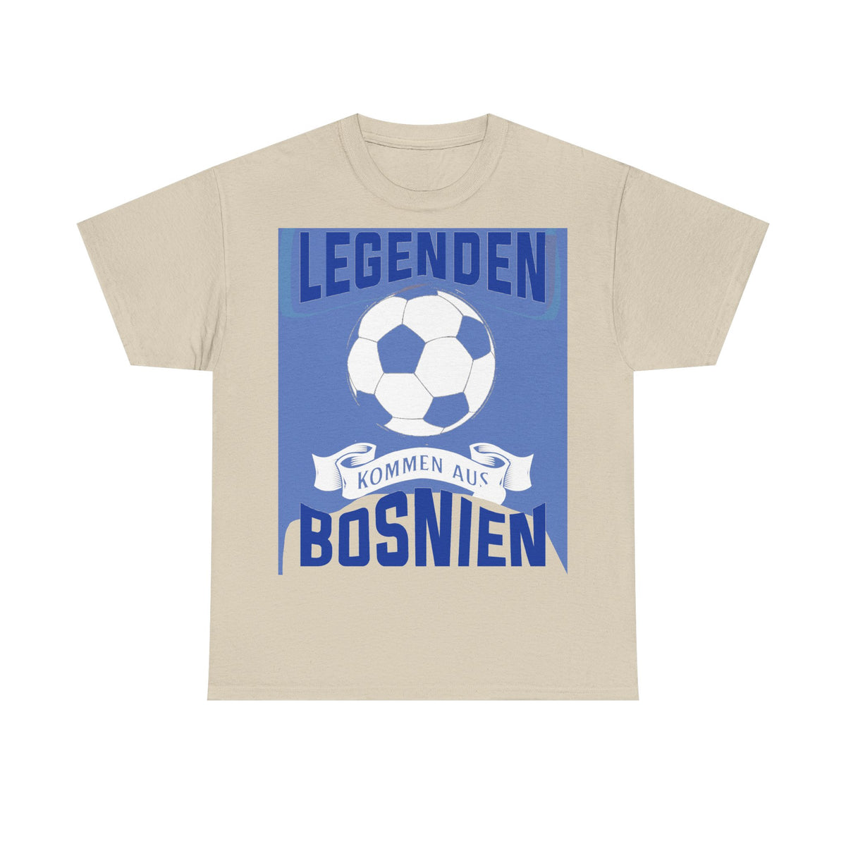 Bosnia Wappen Flagge Stolz Heimat Fußball fan Geschenkidee - Unisex T-Shirt