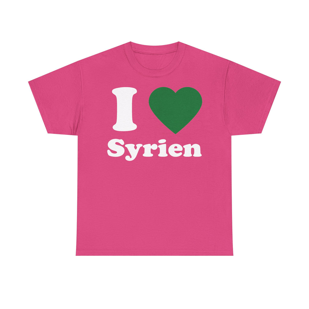 Syria Syrien Wappen Flagge Heimat Sport Fan Geschenkidee - Unisex T-Shirt