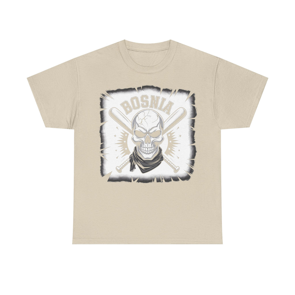 Bosnia escudo bandera orgullo patria aficionado al fútbol idea de regalo - Camiseta unisex