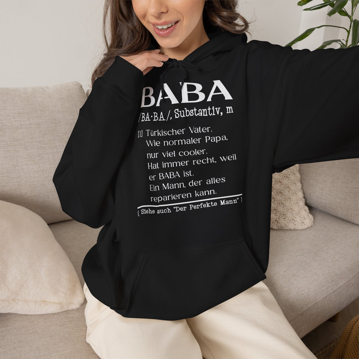 Definitiob von Baba Geschenkidee - Unisex Hoodie