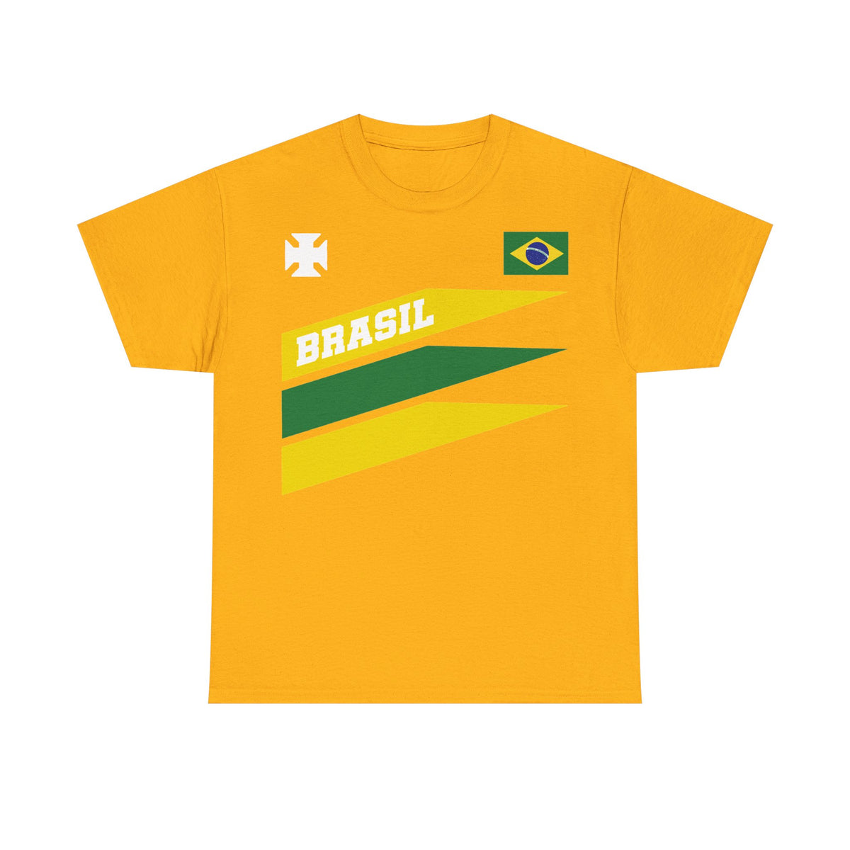 Brazil Brasilien Wappen Flagge Sport Fan Fußball Geschenkidee - Unisex T-Shirt