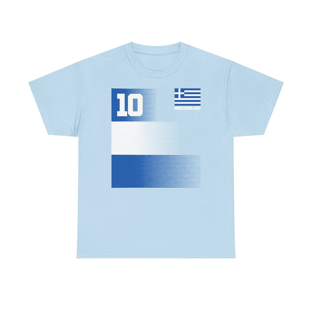 Grecia Grecia Bandera Escudo Patria Fútbol Deporte Aficionado Idea de regalo - Camiseta unisex