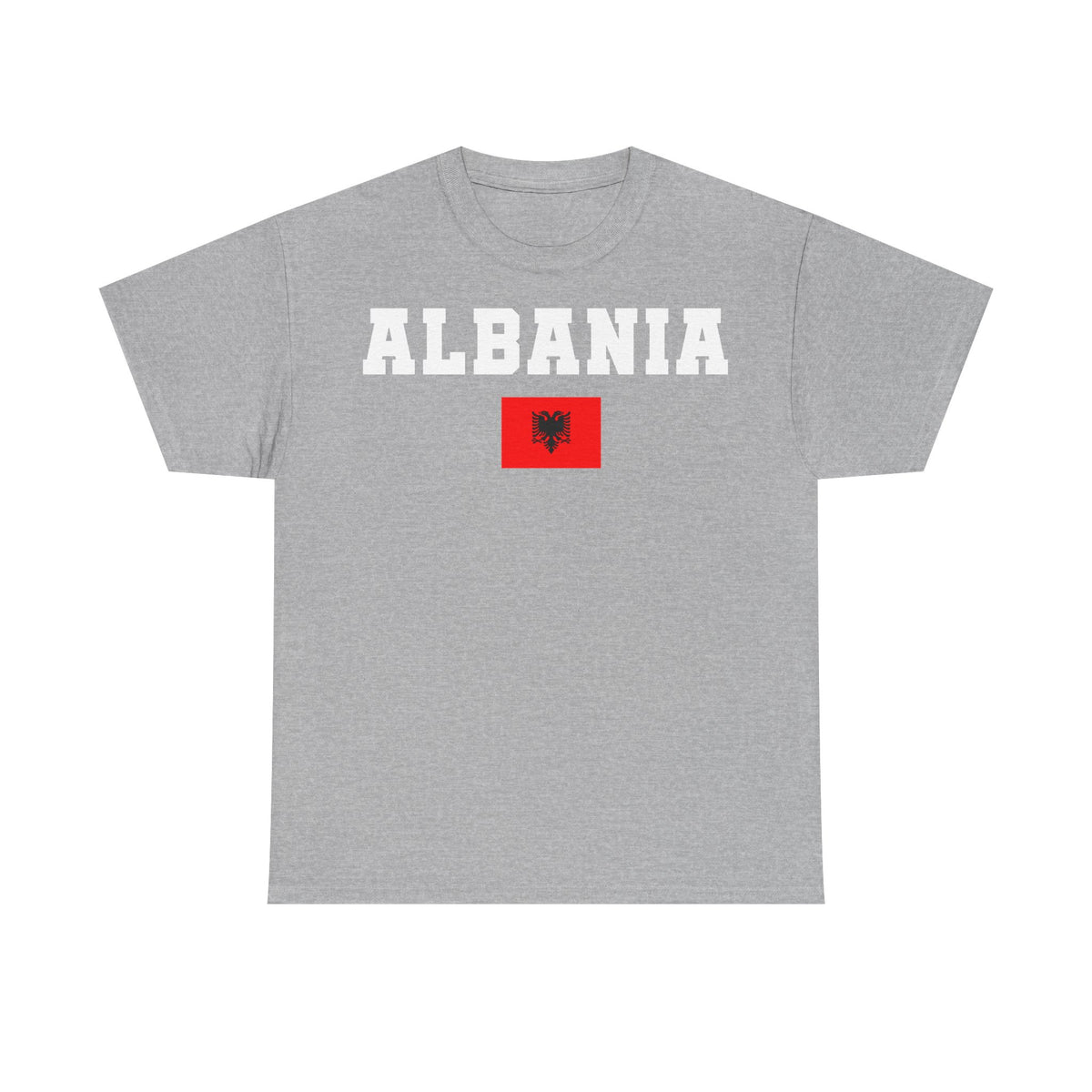 Camiseta unisex de Albania, escudo albanés, bandera, águila, fútbol, aficionado, deporte