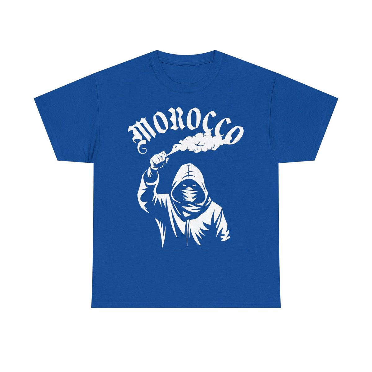 Escudo de hooligan de Marruecos Bandera de Marruecos Fútbol Aficionado Deporte Idea de regalo - Camiseta unisex