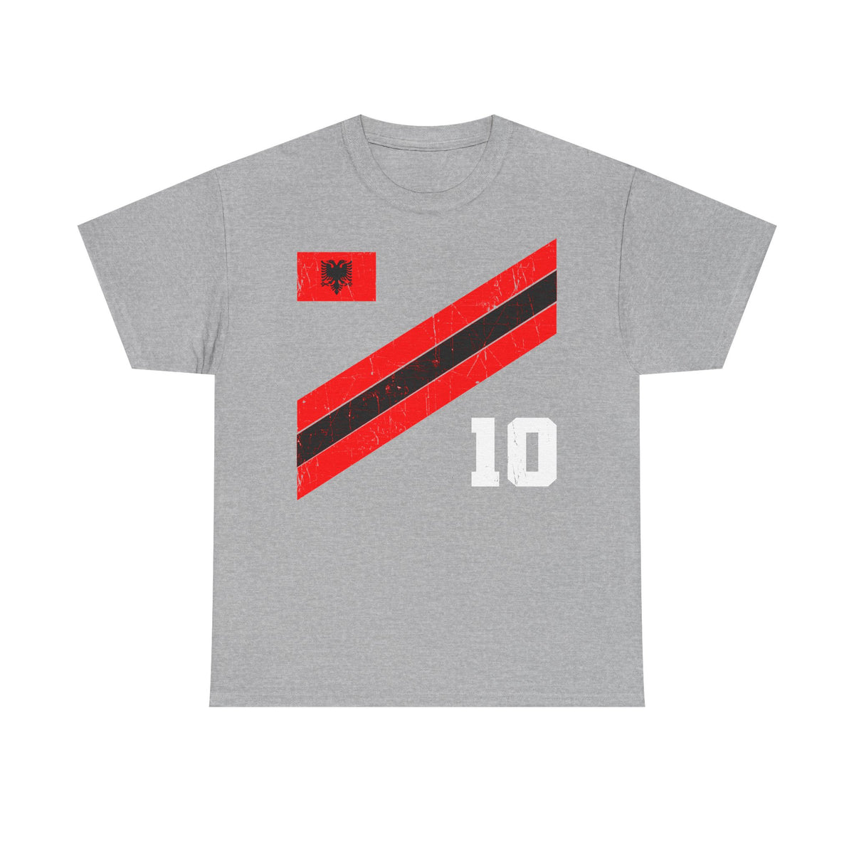 Camiseta unisex de Albania, escudo albanés, bandera, águila, fútbol, aficionado, deporte